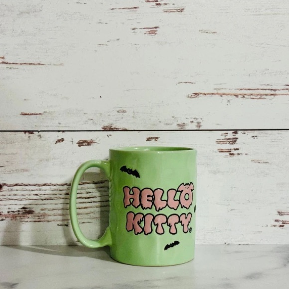 HELLO KITTY GREEN FRANKENSTEIN MUG NWT - Picture 2 of 2